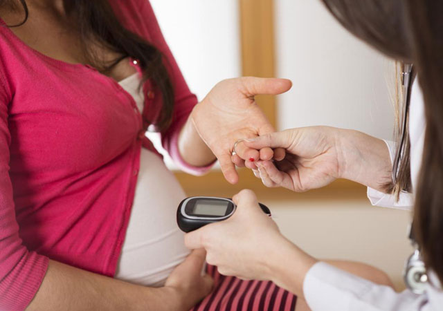 怀孕期间一些女性患有妊娠糖尿病