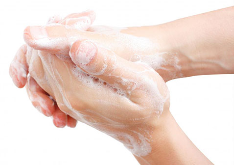 体癣接触后立即洗手图片