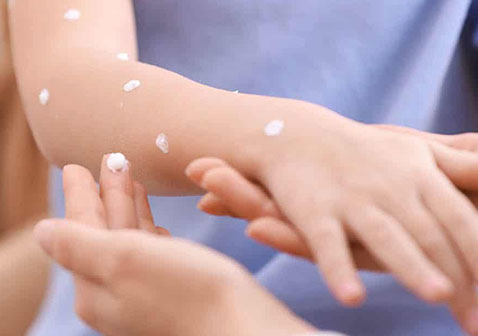 儿童健康皮肤的标志图片